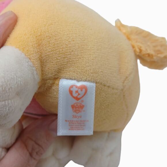 Ty Skye Paw Patrol Cockapoo‎ Helicopter Pilot Beanie Boo Stuffed Animal Plush 9" - Picture 7 of 7